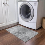 Machine Made ACN590 Silver Gray Rugs 