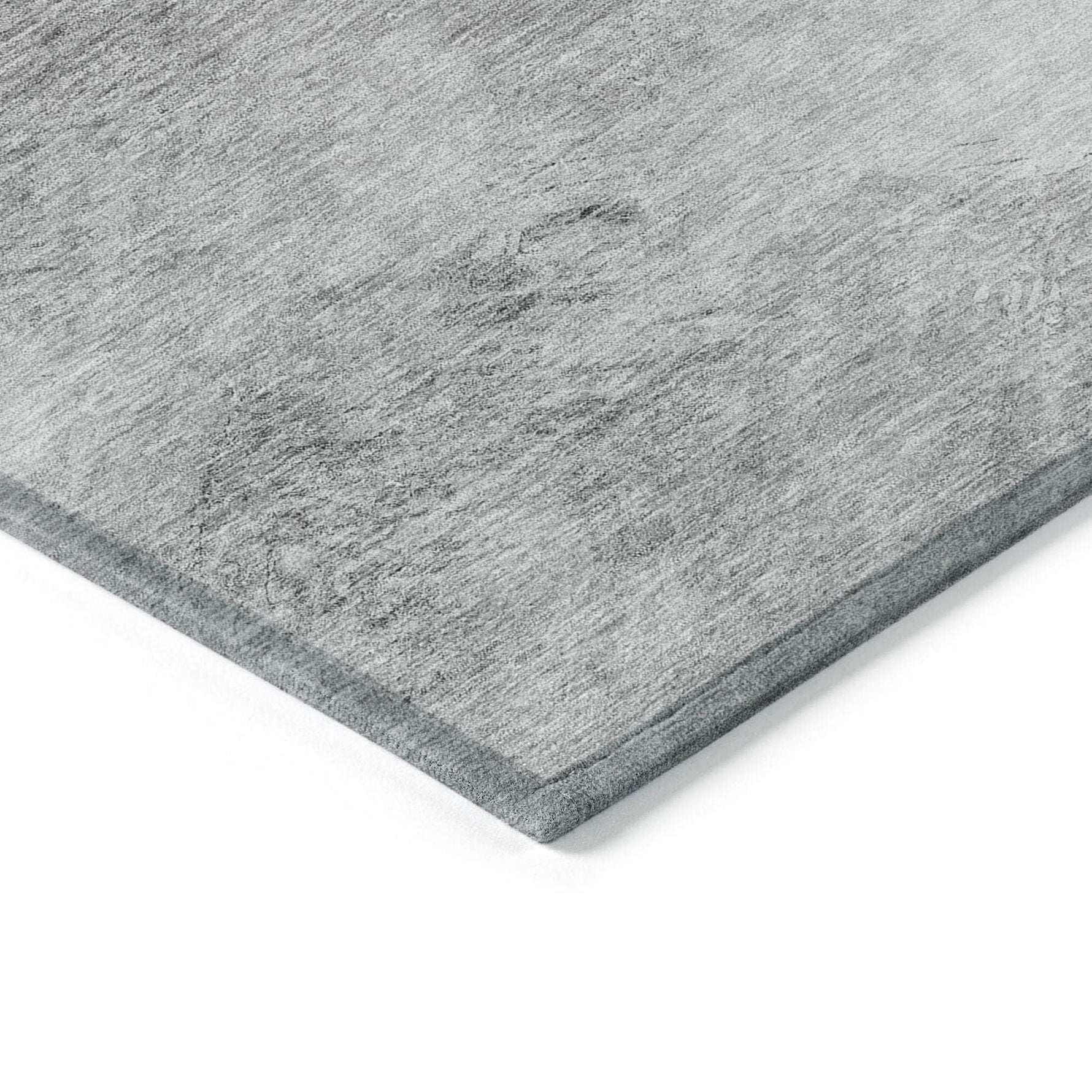Machine Made ACN590 Silver Gray Rugs 