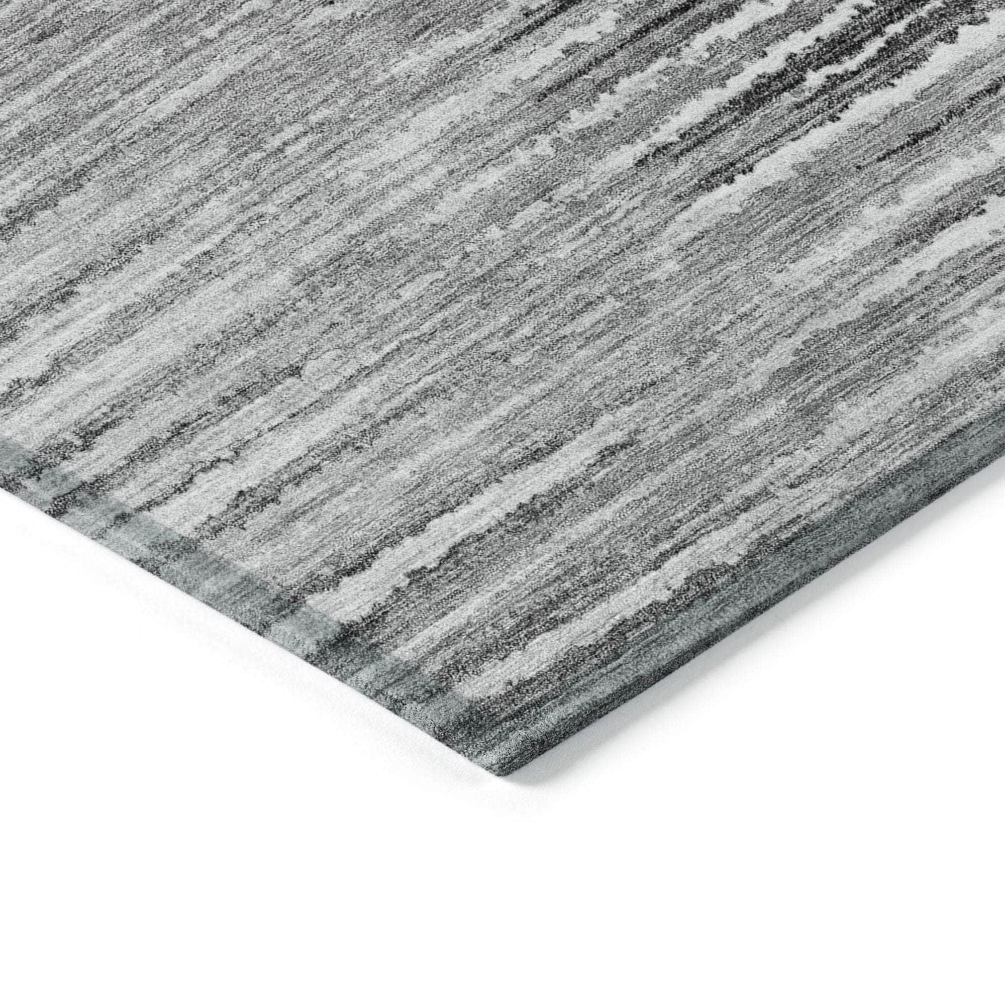 Machine Made ACN604 Silver Gray Rugs 