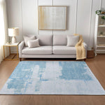 Machine Made ACN624 Sky Blue Rugs 