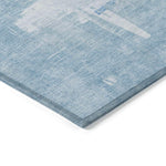 Machine Made ACN624 Sky Blue Rugs 