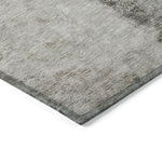 Machine Made ACN605 Taupe Brown Rugs 