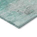 Machine Made ACN595 Teal  Rugs 