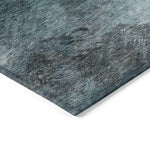 Machine Made ACN590 Teal  Rugs 