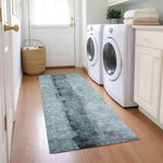 Machine Made ACN605 Teal  Rugs 
