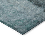 Machine Made ACN605 Teal  Rugs 