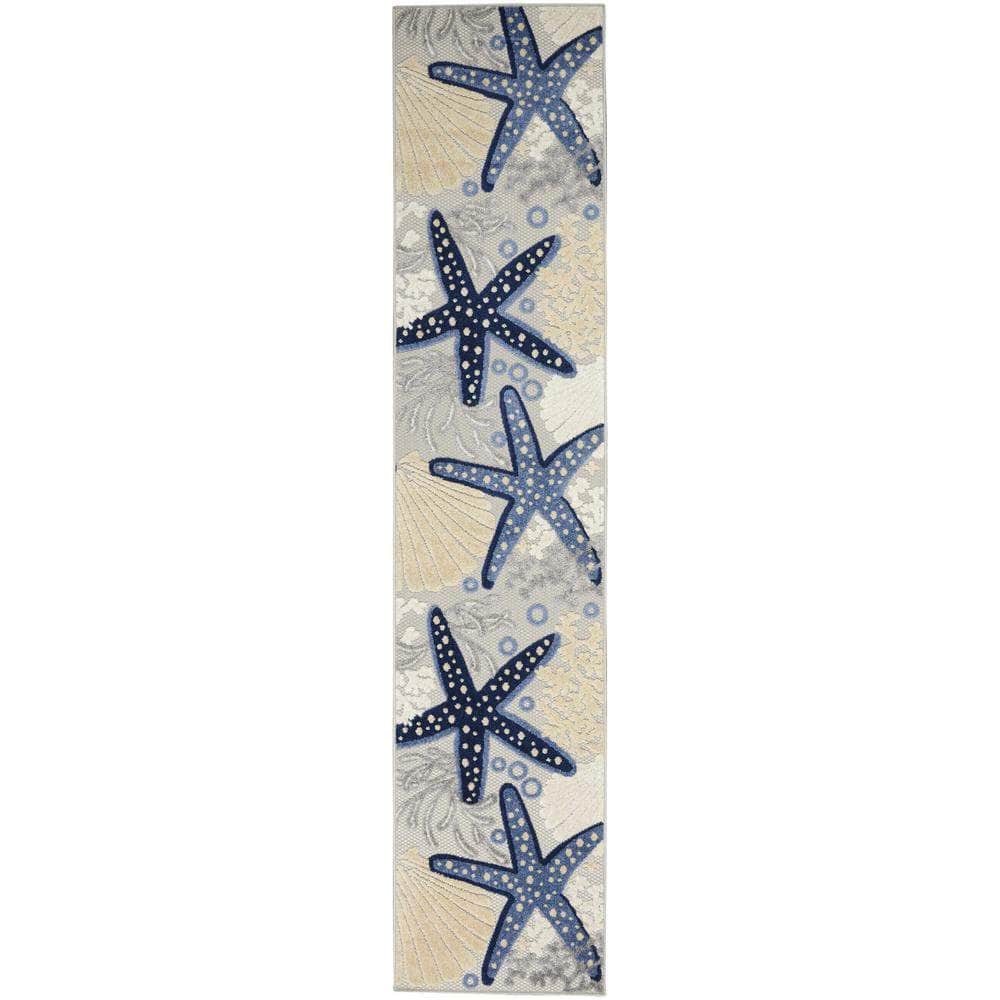 Aloha ALH24 Blue/Grey Rugs #color_blue/grey