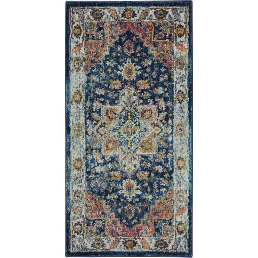 Global Vintage GLB11 Blue/Multicolor Rugs #color_blue/multicolor