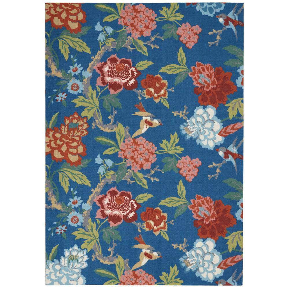 Sun & Shade SND82 Blue/Multicolor Rugs #color_blue/multicolor