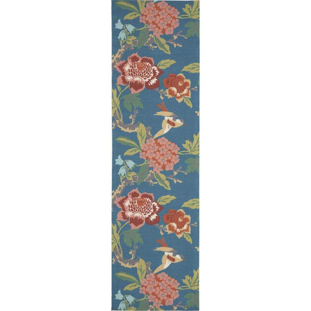 Sun & Shade SND82 Blue/Multicolor Rugs #color_blue/multicolor