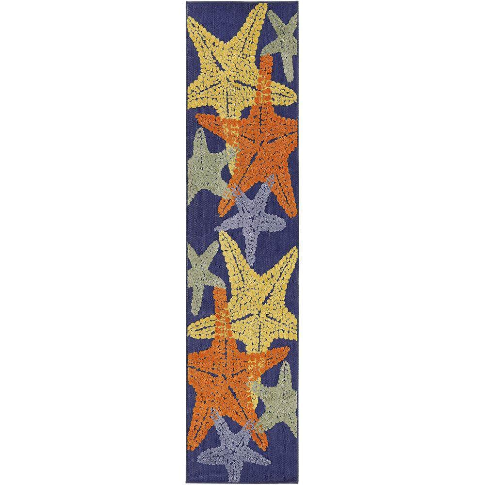 Aloha ALH28 Blue Multicolor Rug #color_blue multicolor