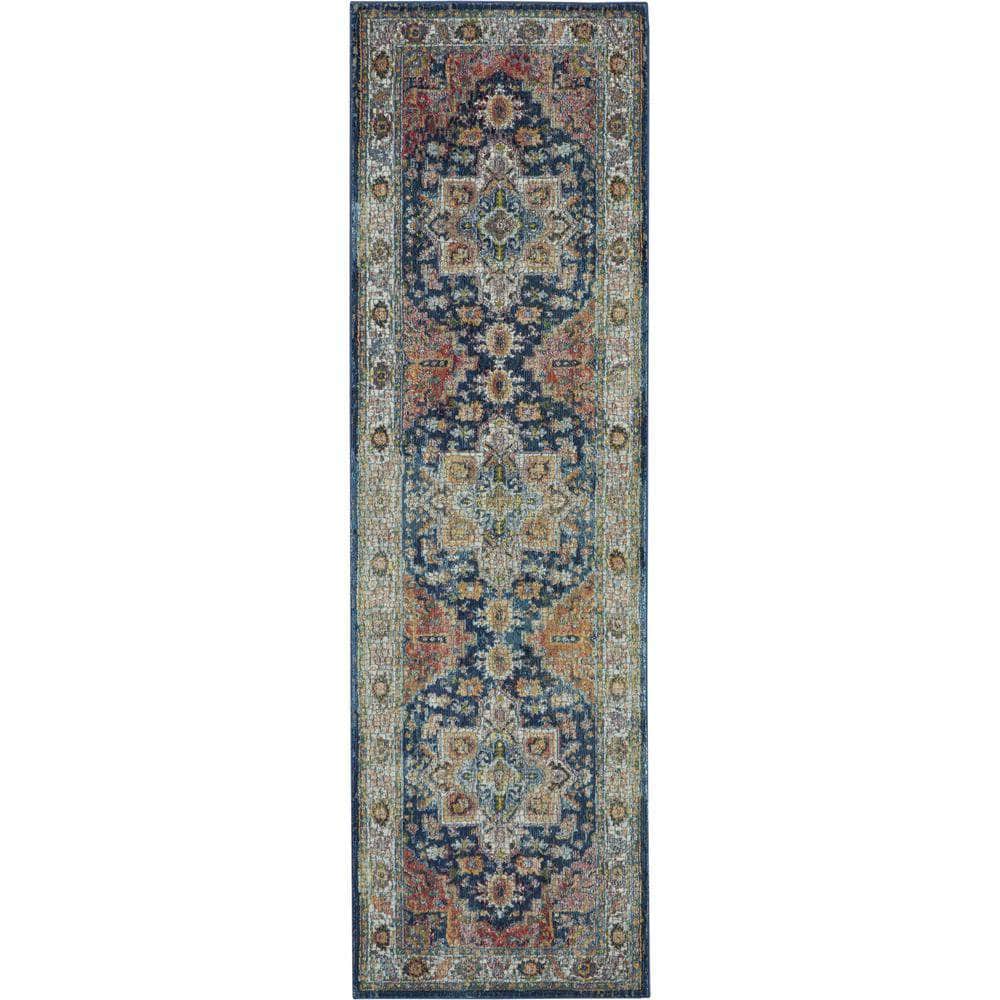 Global Vintage GLB11 Blue/Multicolor Rugs #color_blue/multicolor
