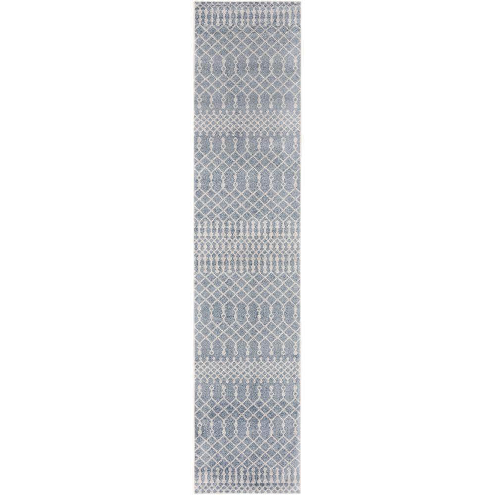 Astra Machine Washable ASW10 Blue Rugs #color_blue