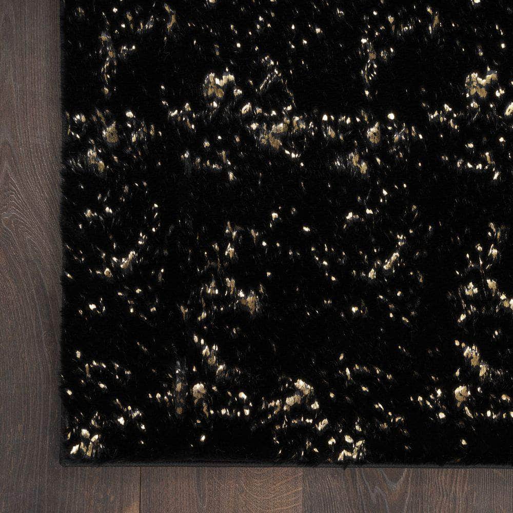 Cozy Shimmer CSH01 Black Rug #color_black