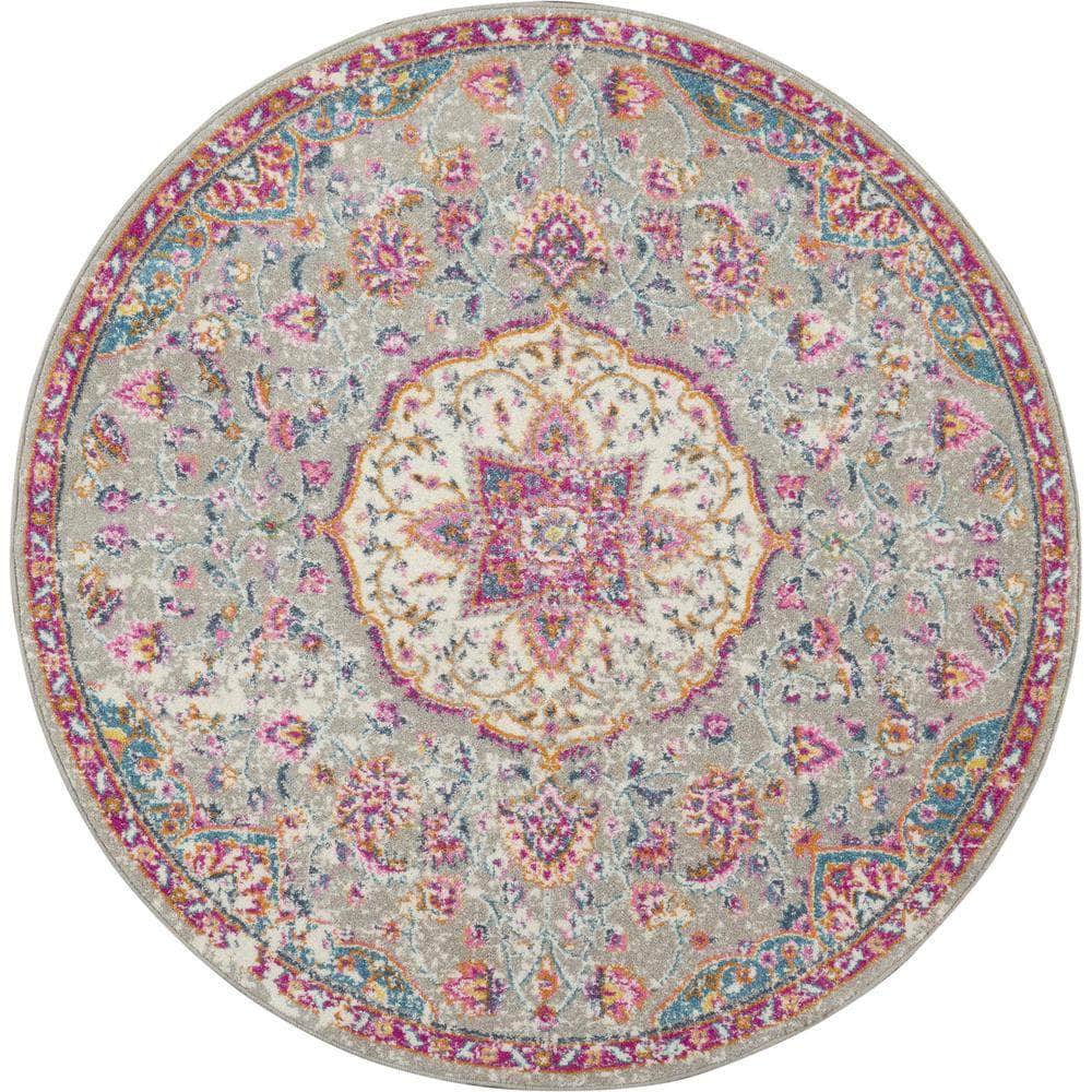 Passion PSN22 Grey/Multi Rugs #color_grey/multi