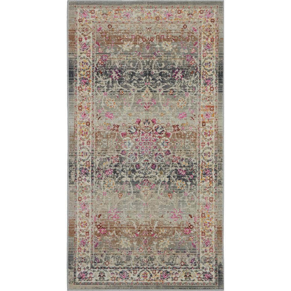 Vintage Kashan VKA01 Grey Rugs #color_grey