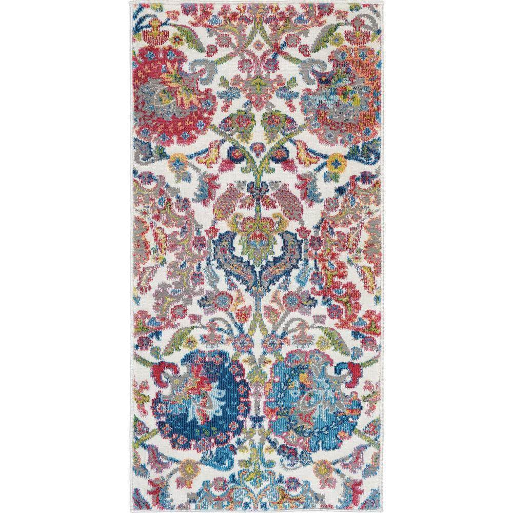 Global Vintage GLB06 Ivory/Blue Rugs #color_ivory/blue