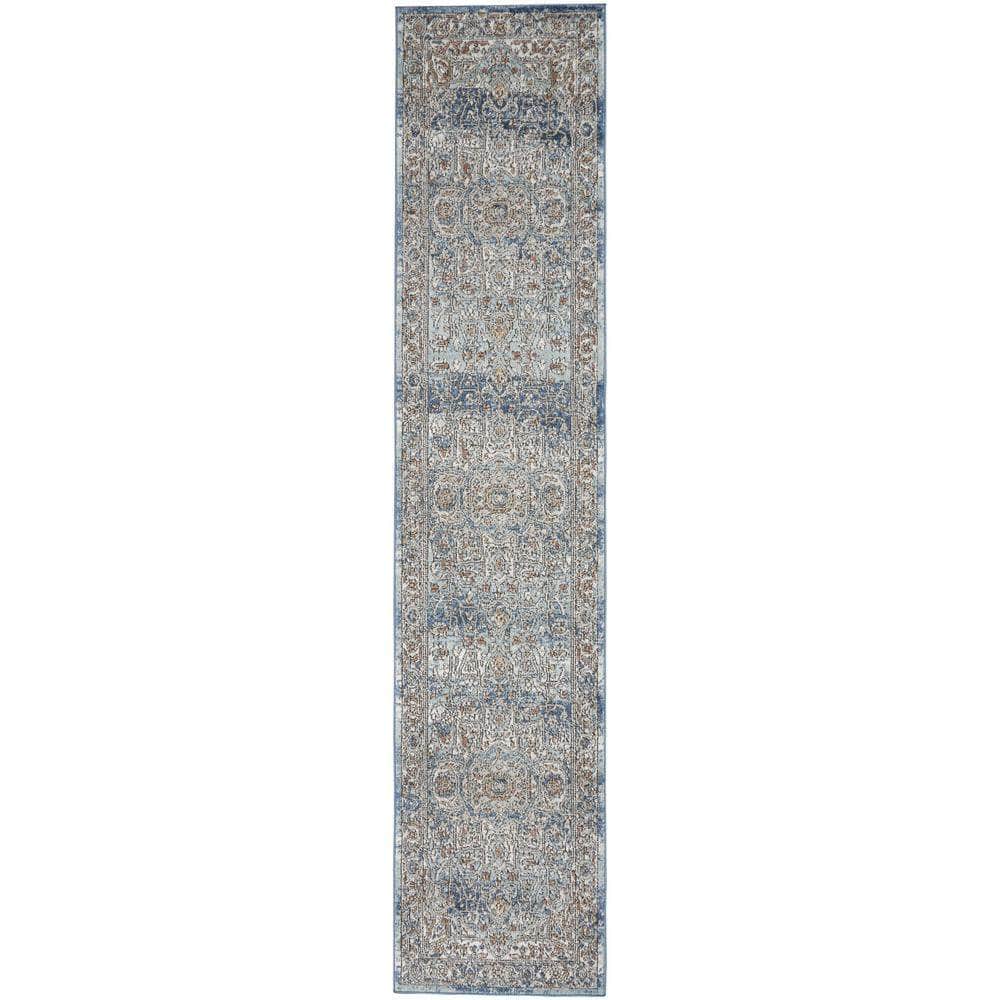 Concerto CNC11 Ivory Blue Rugs #color_ivory blue
