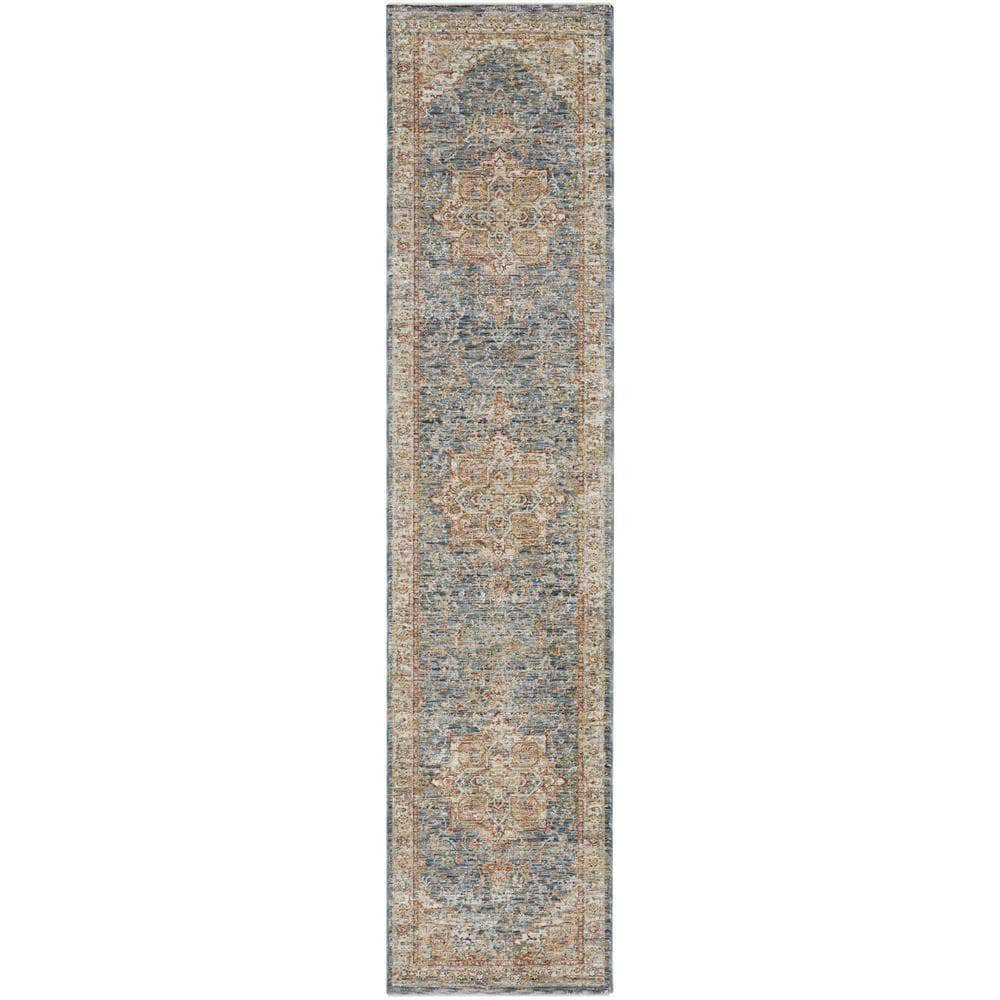 Petra PTR06 Ivory Blue Rugs #color_ivory blue