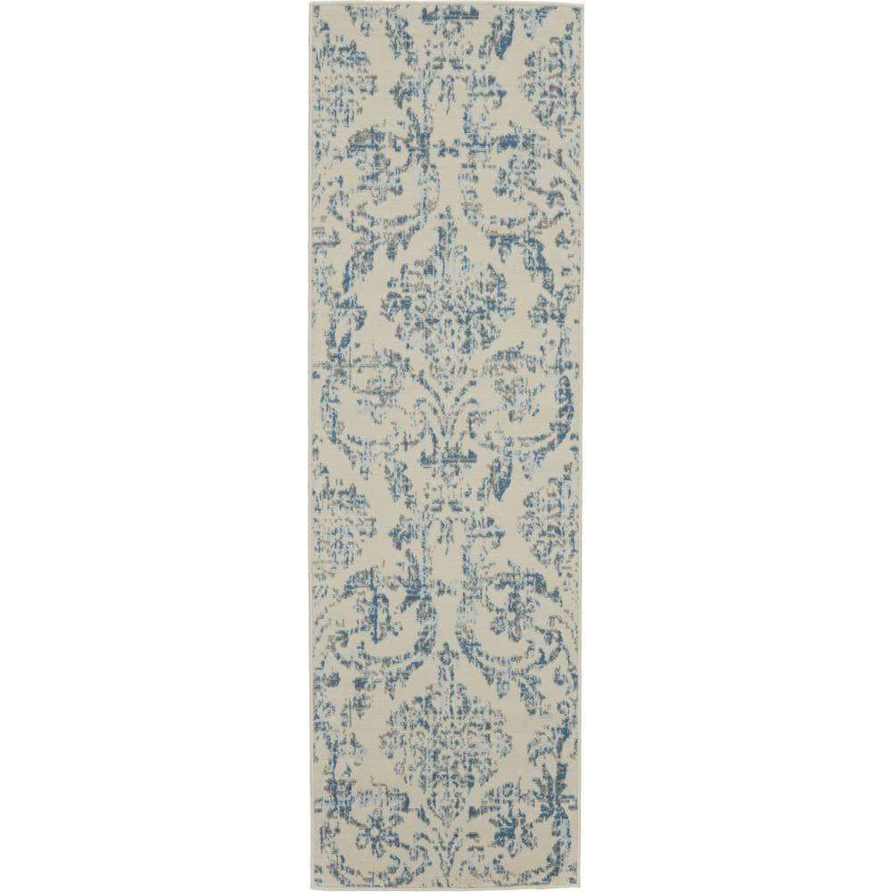 Jubilant JUB09 Ivory/Blue Rugs #color_ivory/blue