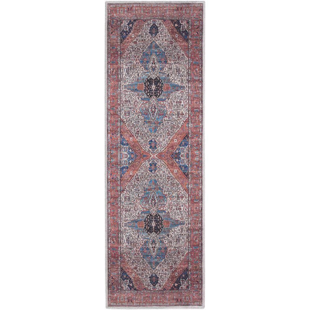 Brilliance Machine Washable WSB05 Ivory Brick Rugs #color_ivory brick