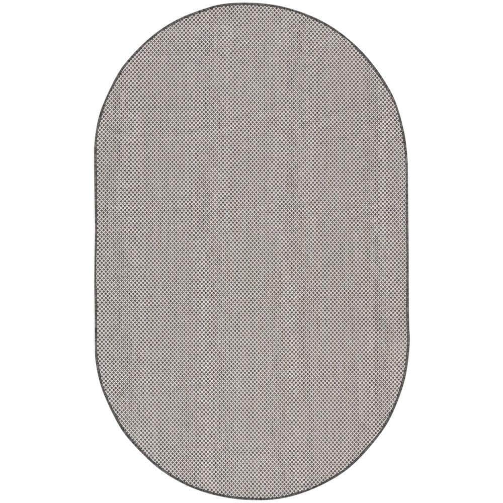 Courtyard COU01 Ivory/Charcoal Rug #color_ivory/charcoal