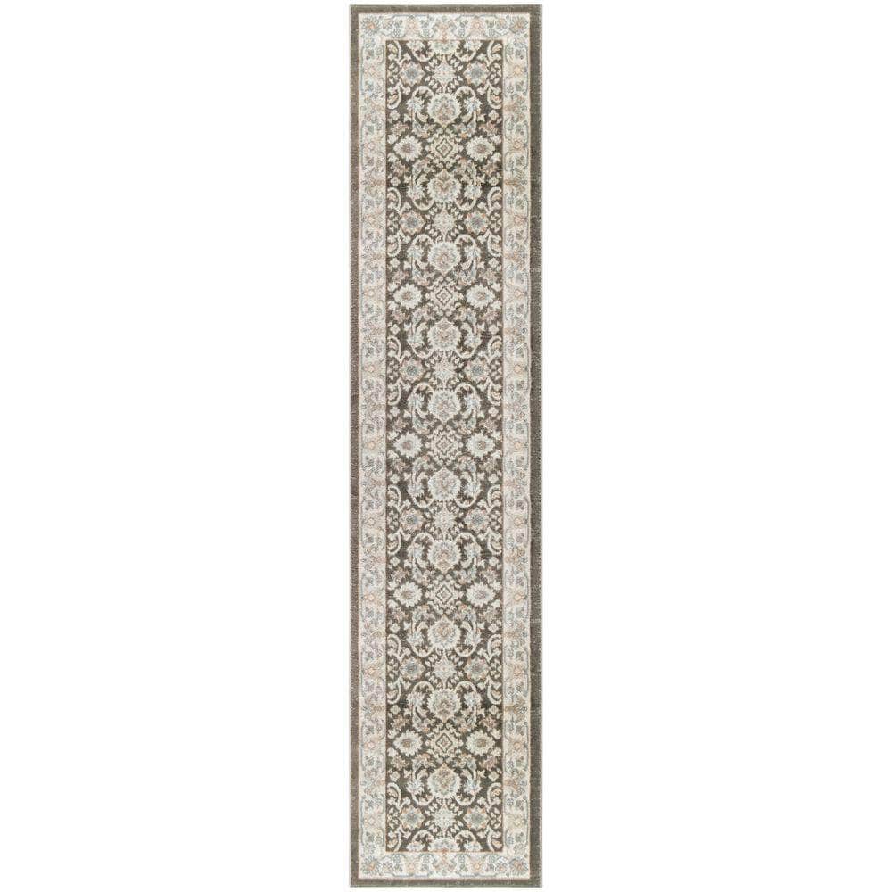 Serenity Home SRH02 Ivory Grey Blue Rug #color_ivory grey blue