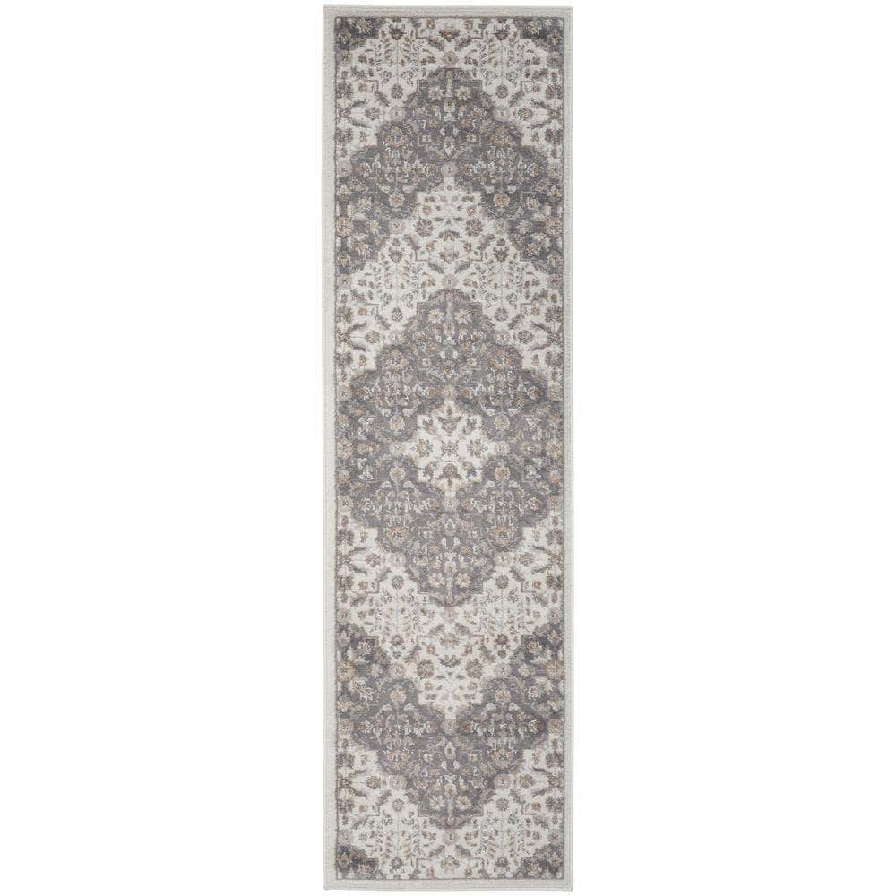 Elation ETN08 Ivory Grey Rugs #color_ivory grey