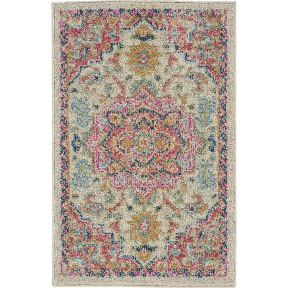 Passion PSN25 Ivory/Pink Rugs #color_ivory/pink