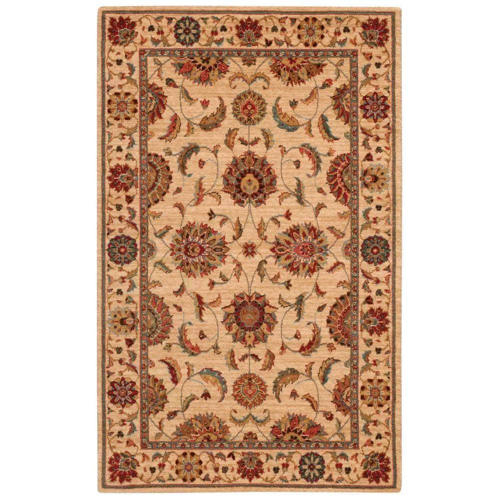 Living Treasures LI04 Ivory Rugs #color_ivory