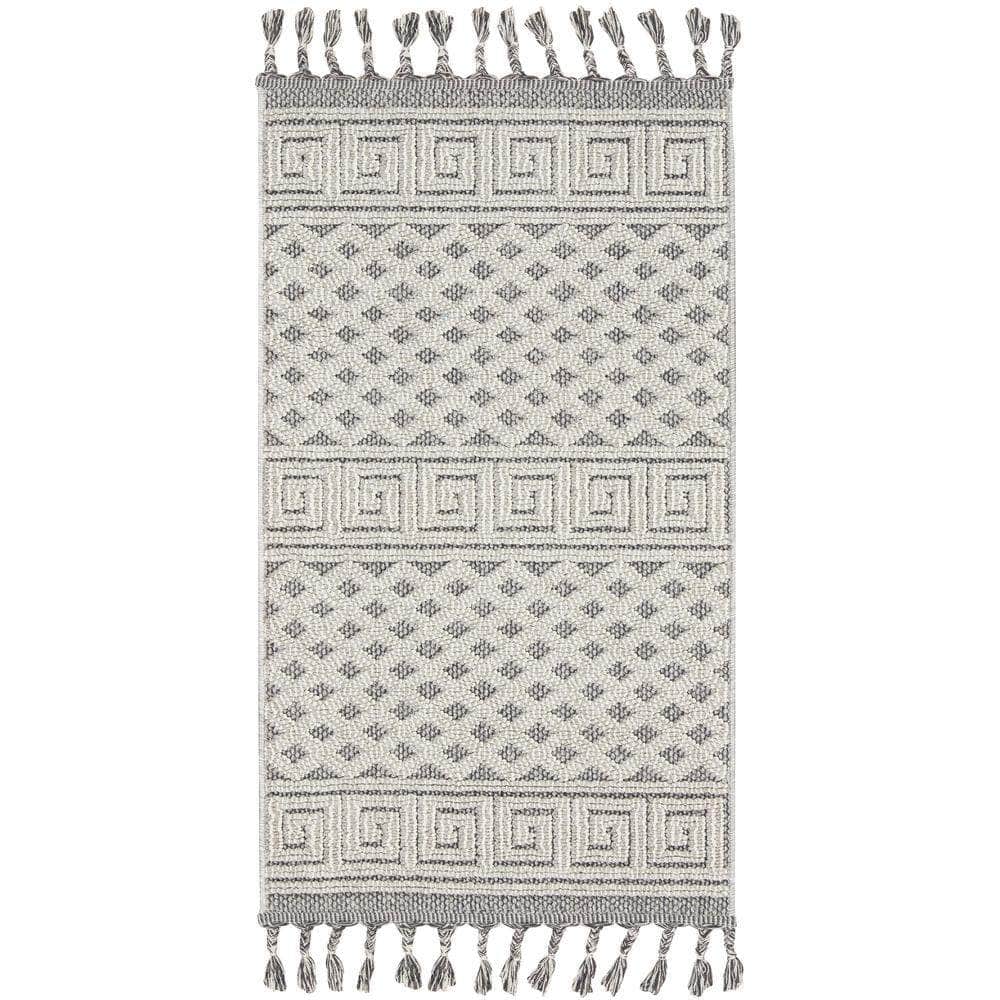 Elwood ELW05 Ivory/Slate Rugs #color_ivory/slate