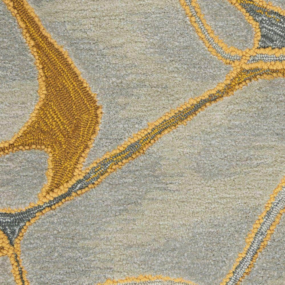 Symmetry SMM05 Grey/Yellow Rugs #color_grey/yellow