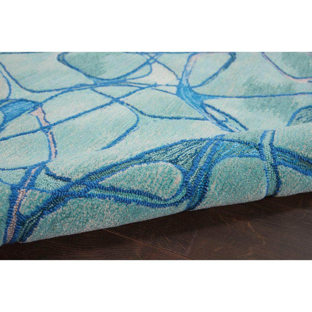 Symmetry SMM05 Aqua Blue Rugs #color_aqua blue
