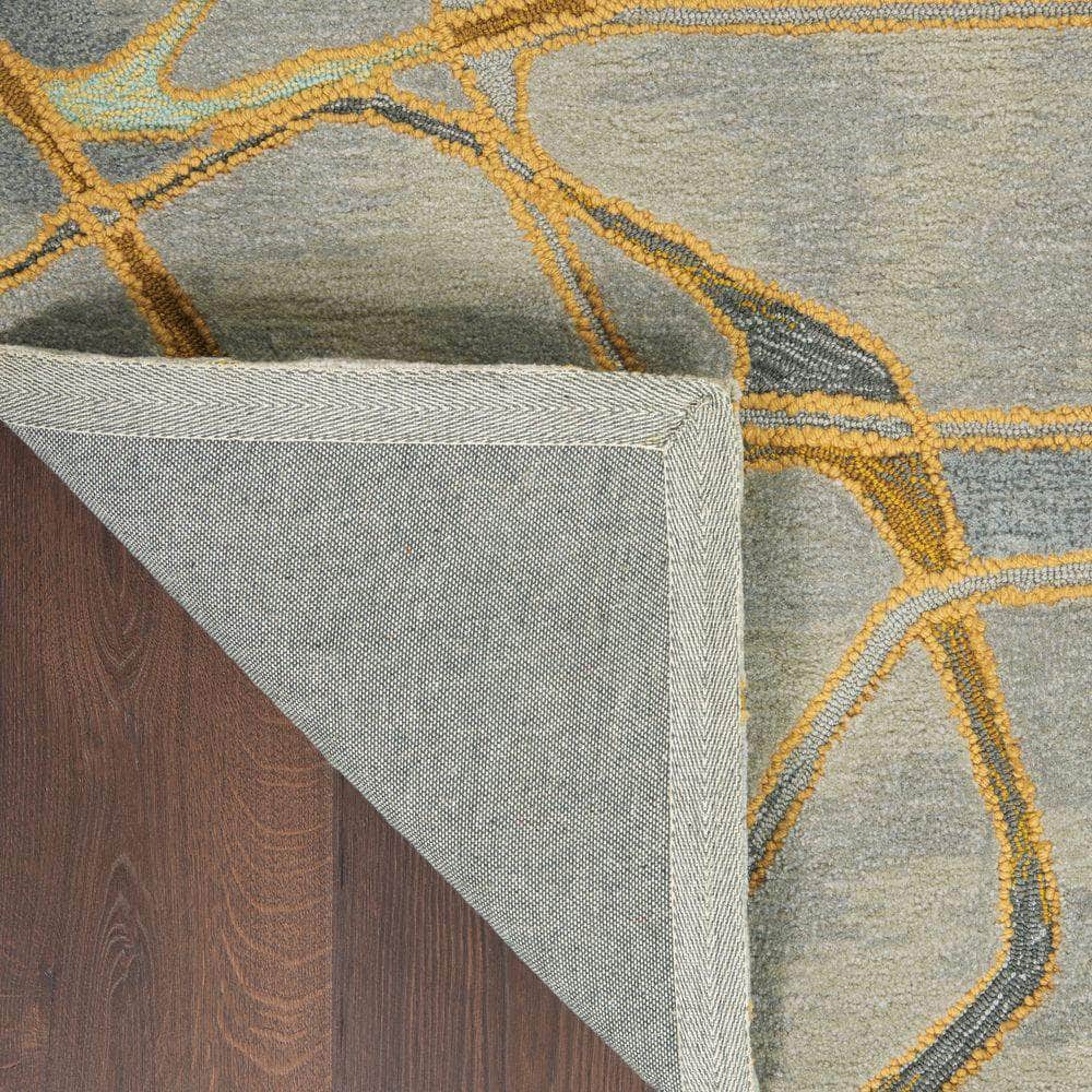 Symmetry SMM05 Grey/Yellow Rugs #color_grey/yellow