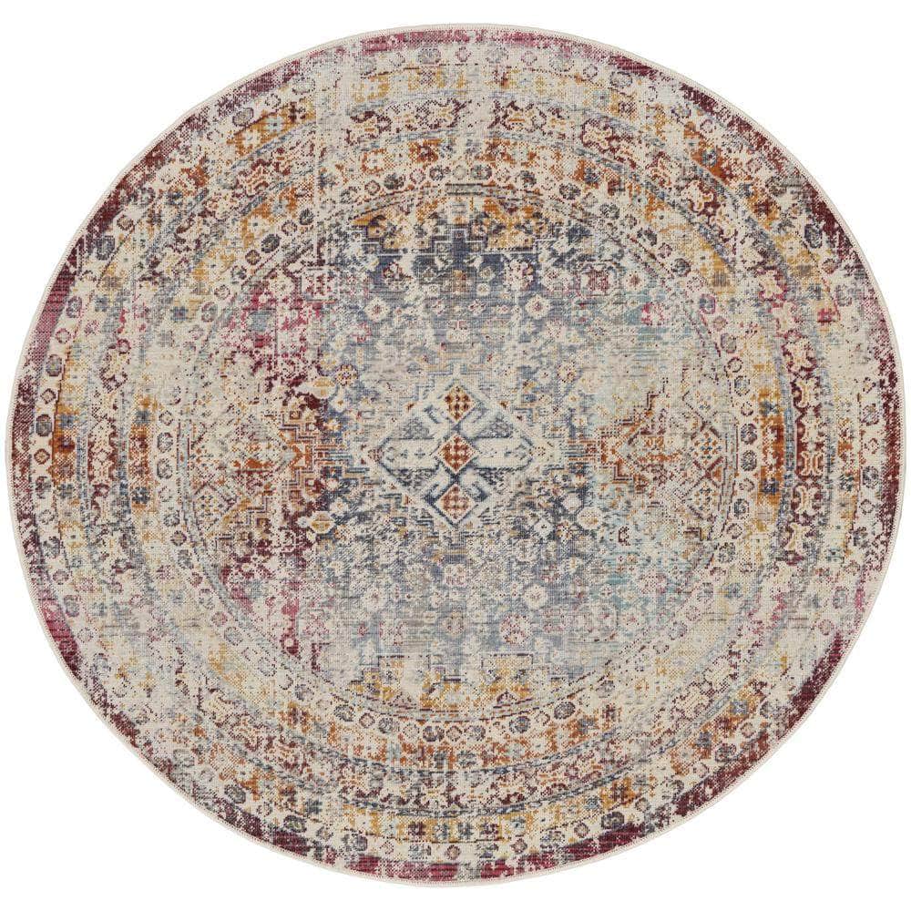 Vintage Kashan VKA09 Multicolor Rugs #color_multicolor