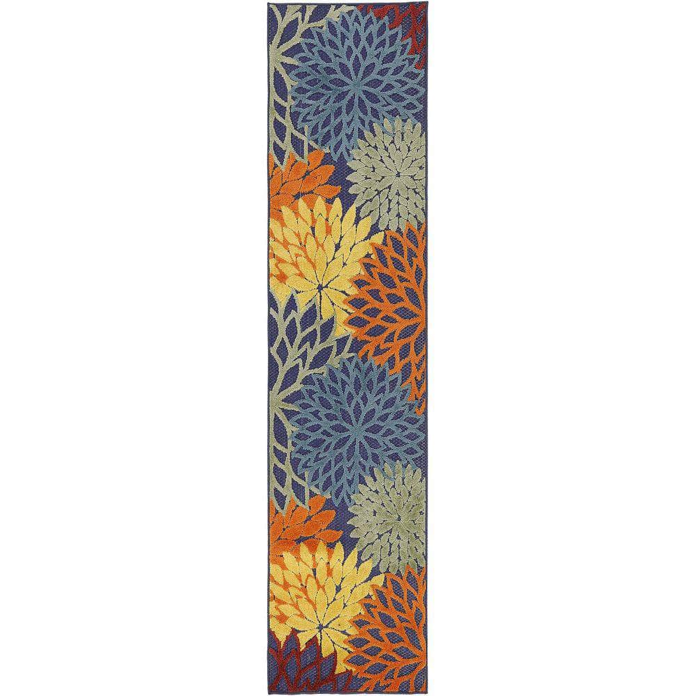 Aloha ALH05 Navy Multicolor Rug #color_navy multicolor