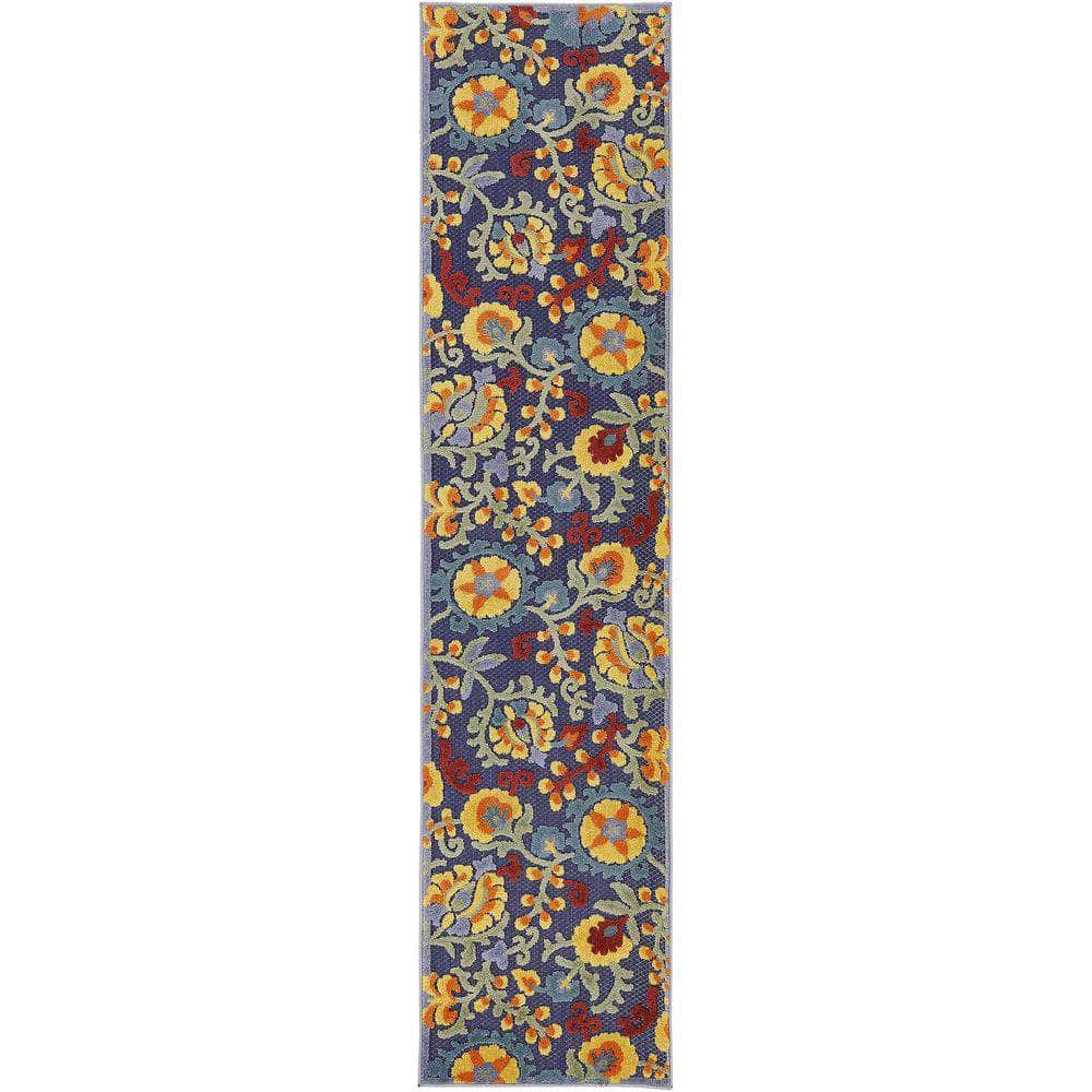Aloha ALH17 Navy Multicolor Rug #color_navy multicolor