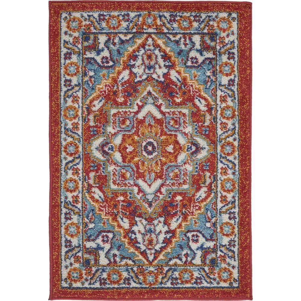 Passion PSN33 Red Multi Colored Rugs #color_red multi colored