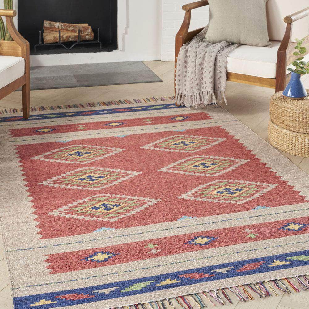 Baja BAJ02 Yellow/Red Rugs #color_yellow/red
