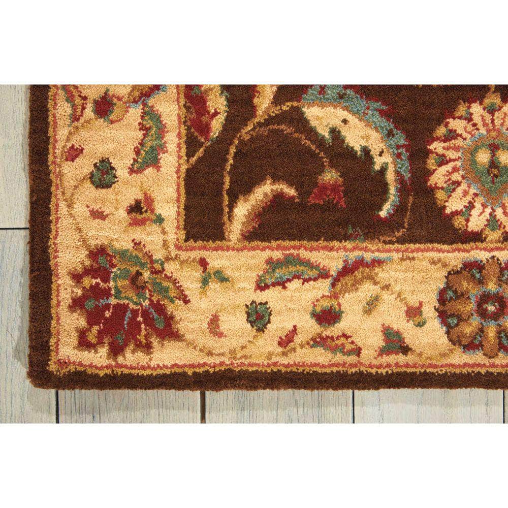Living Treasures LI04 Brown Rugs #color_brown