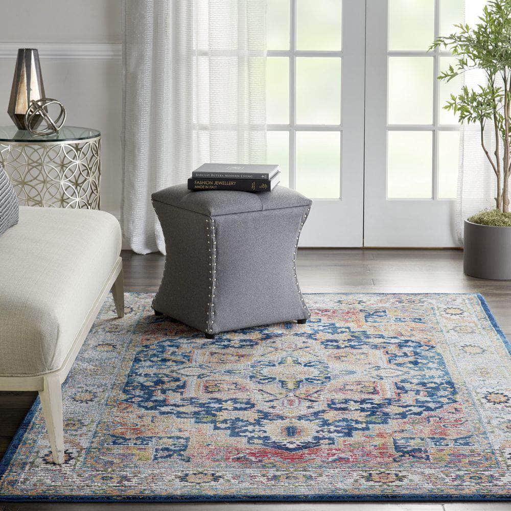 Global Vintage GLB11 Blue/Multicolor Rugs #color_blue/multicolor