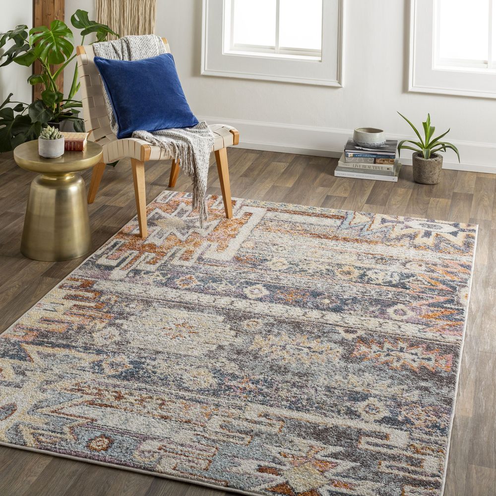 New Mexico NWM-2310 Blue Rugs #color_blue