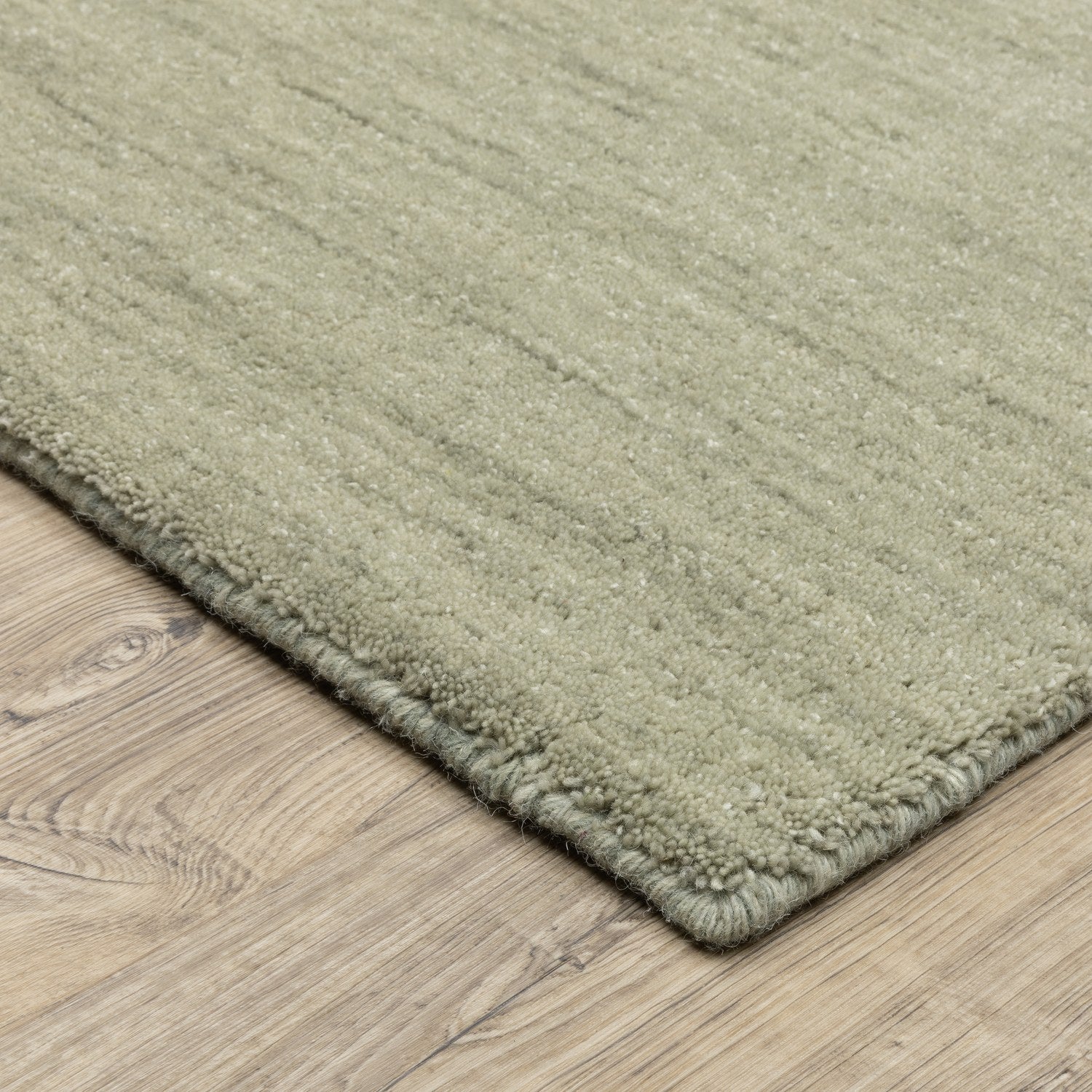 Aniston II Heathered Silver Solid Wool Rug - Aniston II 27115