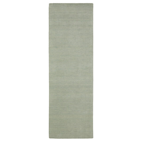 Aniston II Heathered Silver Solid Wool Rug - Aniston II 27115 #_shape=Runner