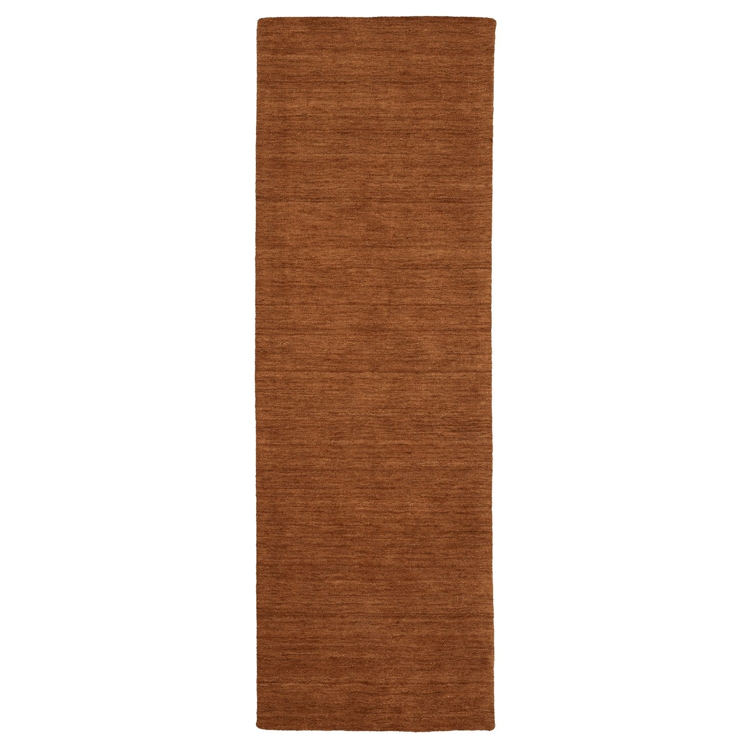 Aniston II Heathered Rust Solid Wool Rug - Aniston II 27118 #_shape=Runner