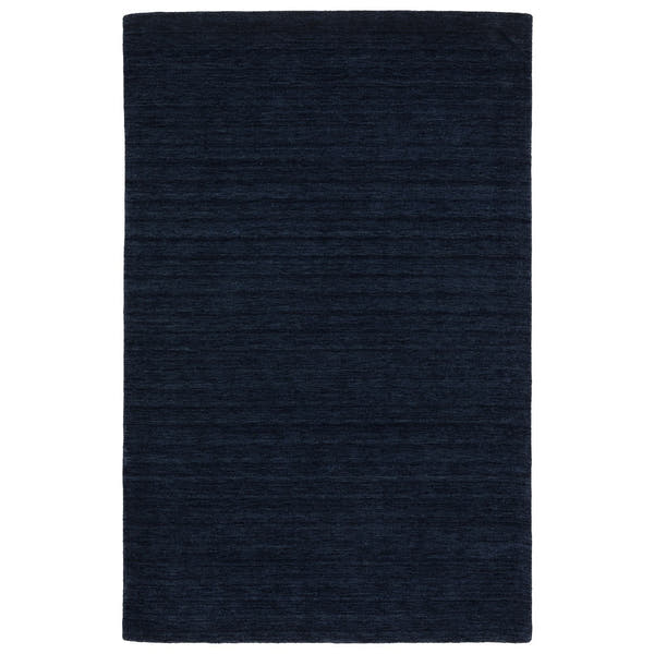 Aniston II Heathered Navy Solid Wool Rug - Aniston II 27119 #_shape=Rectangle