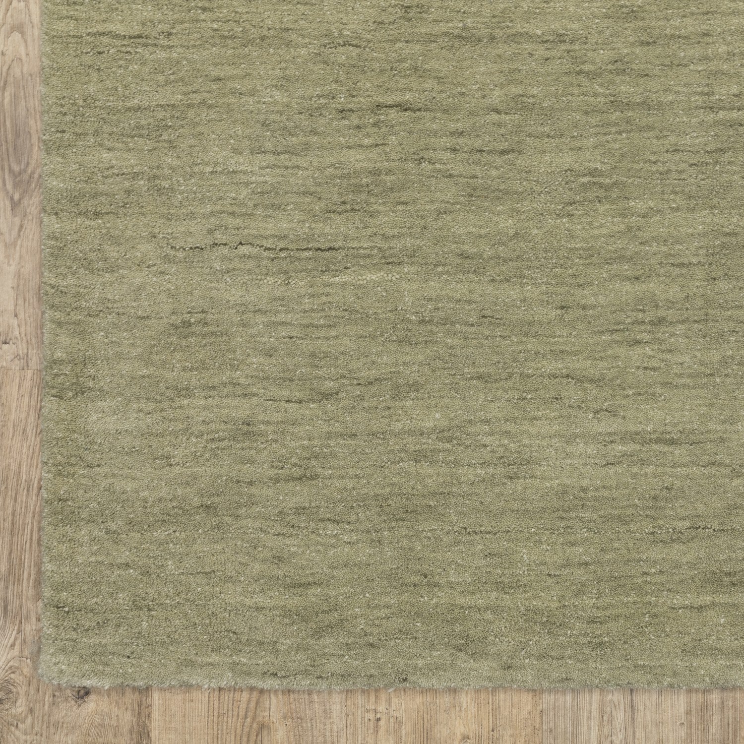 Aniston II Heathered Sage Green Solid Wool Rug - Aniston II 27120