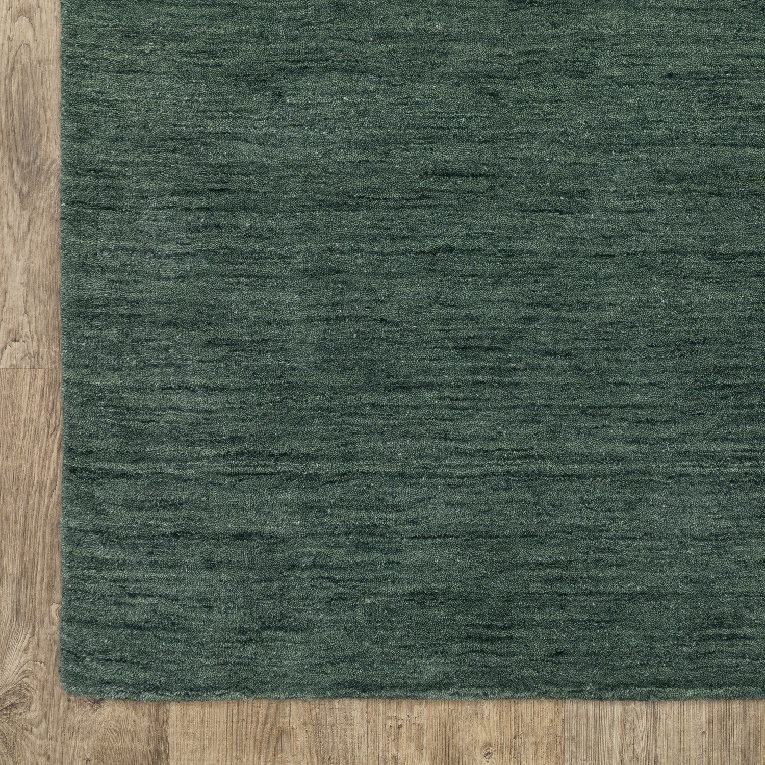Aniston II Heathered Teal Blue Solid Wool Rug - Aniston II 27121