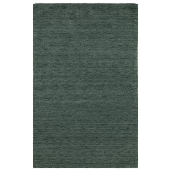 Aniston II Heathered Teal Blue Solid Wool Rug - Aniston II 27121 #_shape=Rectangle