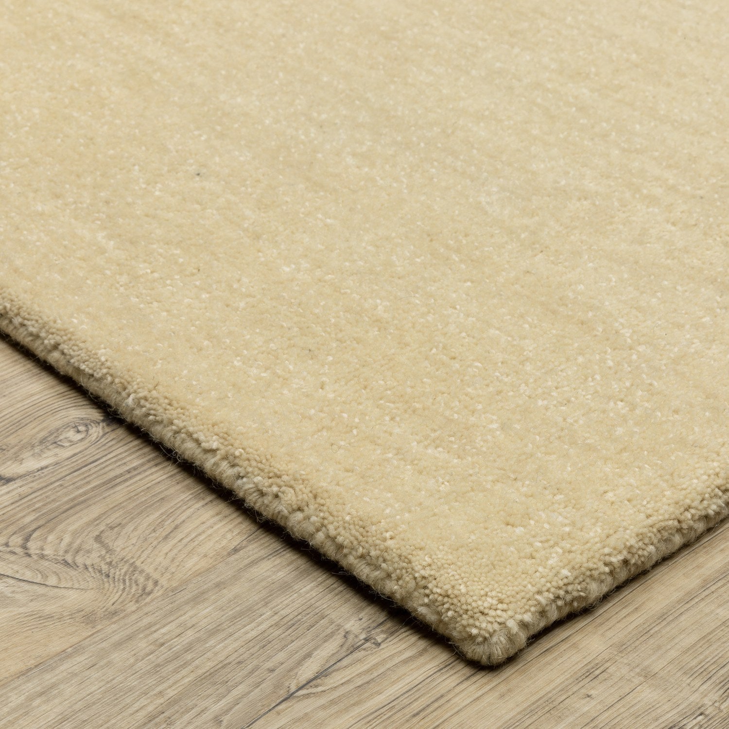 Aniston II Heathered Beige Solid Wool Rug - Aniston II 27122